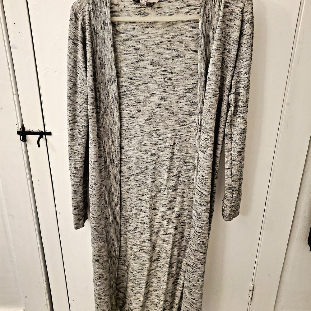 LOFT Heathered Knit Cardigan